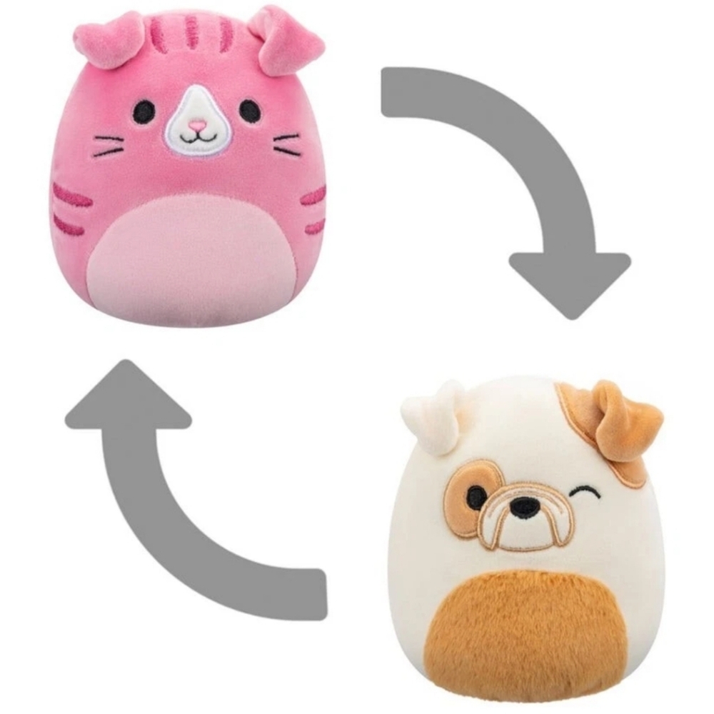 Squishmallows Flip-a-Mallows Geraldine And Brock 5"  Squishmallow Plush